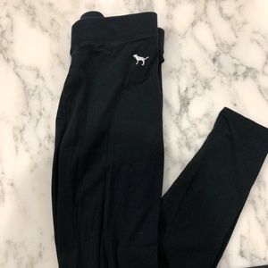 Plain black PINK leggings